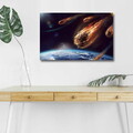 Tablou decorativ cu lumina LED, NASA-009, Dimensiune: 45 x 70 cm, Multicolor