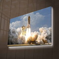 Tablou decorativ cu lumina LED, NASA-032, Dimensiune: 45 x 70 cm, Multicolor