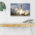 Tablou decorativ cu lumina LED, NASA-032, Dimensiune: 45 x 70 cm, Multicolor