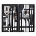 Set 24 piese pentru gratar, Zokura, inox