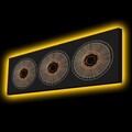 Tablou decorativ cu lumina LED, 3090KTLGDACT, 30 x 90 cm, Multicolor
