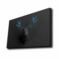 Tablou decorativ cu lumina LED, 4570KTLGDACT, Dimensiune: 45 x 70 cm, Multicolor