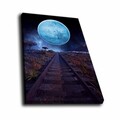 Tablou decorativ cu lumina LED, 4570KTLGDACT, Dimensiune: 45 x 70 cm, Multicolor