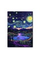 Tablou decorativ, Canvasneon2, Lemn, Multicolor