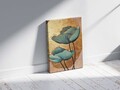 Tablou decorativ, YNS-1014-60 x 90, Lemn, Multicolor