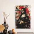 Tablou decorativ, YNS-1027-70 x 100, Lemn, Multicolor