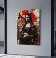 Tablou decorativ, YNS-1027-70 x 100, Lemn, Multicolor