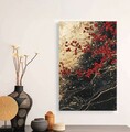 Tablou decorativ, YNS-1005-80 x 120, Lemn, Multicolor