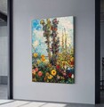 Tablou decorativ, YNS-1011-80 x 120, Lemn, Multicolor