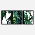 Set 3 tablouri decorative, 3SC101, Plastic, Multicolor