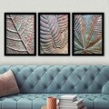 Tablou decorativ (3 Pieces), 3SC137, Plastic, Multicolor