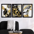 Tablou decorativ (3 Pieces), 3SC75, Plastic, Multicolor