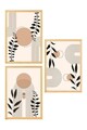 Tablou decorativ (3 Pieces), Myk3001-1, Placă: 100% MDF , Multicolor