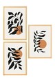 Set 3 tablouri decorative, Myk3002-1, Placă: 100% MDF , Multicolor