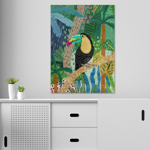 Tablou decorativ, CAM3754, 50 x 70 cm, Multicolor