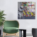 Tablou decorativ, CAM4125_5050, Dimensiune: 50 x 50 cm, Multicolor