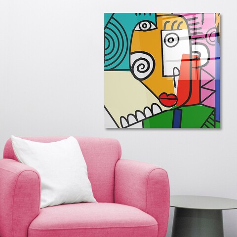 Tablou decorativ, CAM4013_7070, Dimensiune: 70 x 70 cm, Multicolor