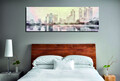 Tablou decorativ, PC009, 30 x 80 cm, Multicolor