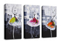 Tablou decorativ (3 Pieces), UC033, Dimensiune: 45 x 20 cm (3 bucăți), Multicolor