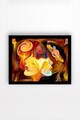 Tablou decorativ, SC0371, Lemn (Grosime: 3 cm, Multicolor