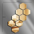 Oglinda decorativa, Ozgl525, Partea de jos: 100% EVA (Grosime: 10 mm, Auriu