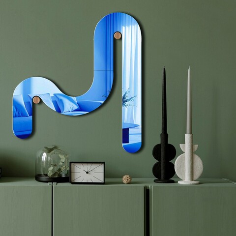 Oglinda decorativa, Ozgl509, Partea de jos: 100% EVA (Grosime: 10 mm, Albastru