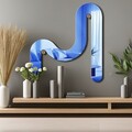 Oglinda decorativa, Ozgl509, Partea de jos: 100% EVA (Grosime: 10 mm, Albastru