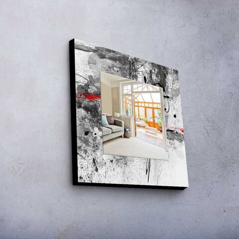 Oglinda decorativa, MA-039, Lemn (Grosime: 27 mm, Multicolor