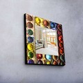 Oglinda decorativa, MA-049, Lemn (Grosime: 27 mm, Multicolor