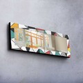 Oglinda decorativa, 40120MA-046, Lemn (Grosime: 27 mm, Multicolor