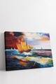 Tablou decorativ, Ersyfdc118, Dimensiune: 40 x 60 cm, Multicolor