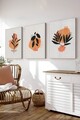 Set 3 tablouri decorative, 3Cnvs15, 50 x 70 cm, 3 piese, Multicolor