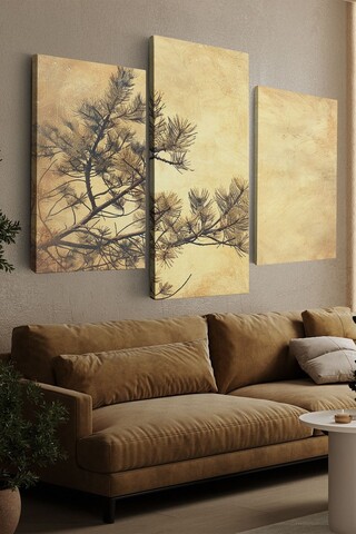Tablou decorativ (3 Pieces), Ersycnvs3Asm10, Dimensiunea 1: 40 x 60 cm (2 bucăți), Multicolor