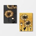 Tablou decorativ (2 Pieces), 2KNV4272, Lemn, Multicolor