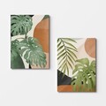 Tablou decorativ (2 Pieces), 2KNV4299, Lemn, Multicolor