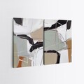 Tablou decorativ (2 Pieces), 2KNV4346, Lemn, Multicolor