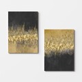 Tablou decorativ (2 Pieces), 2KNV4389, Lemn, Multicolor
