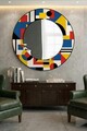 Oglinda decorativa, Artmdfmrr6, Cadru: 100% MDF, Multicolor