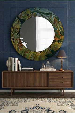 Oglinda decorativa, Artmdfmrr8, Cadru: 100% MDF, Multicolor