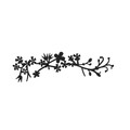 Cuier de perete, Bahar WSH-018, Dimensiuni: 70 x 3 x 23 cm, Negru