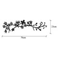 Cuier de perete, Bahar WSH-018, Dimensiuni: 70 x 3 x 23 cm, Negru