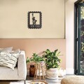 Decoratiune de perete, New York Stamp, Dimensiune: 30 x 37 cm, Negru