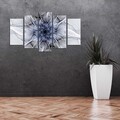 Set 5 tablouri decorative, 5ABSMDF-59, 20 x 60 cm, Multicolor