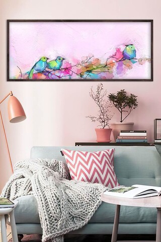 Tablou decorativ, Artsmdfyty55-12050, MDF (Grosime: 2,7 mm, Multicolor