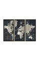 Tablou decorativ (3 Pieces), Artsmdfdkset15, MDF (Grosime: 2,7 mm, Multicolor