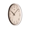 Ceas de perete decorativ, Slim, Dimensiune: 30,5 x 30,5 cm, Alb