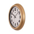 Ceas de perete decorativ, Auris, Dimensiune: 34 x 34 cm, Auriu