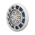 Ceas de perete decorativ, Hisar Antique, Dimensiune: 40 x 40 cm, Alb