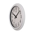 Ceas de perete decorativ, Beta, Dimensiune: 38 x 38 cm, Alb