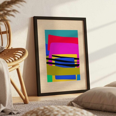 Tablou decorativ, SC11374_5070, Dimensiuni: 54 x 74 cm, Multicolor